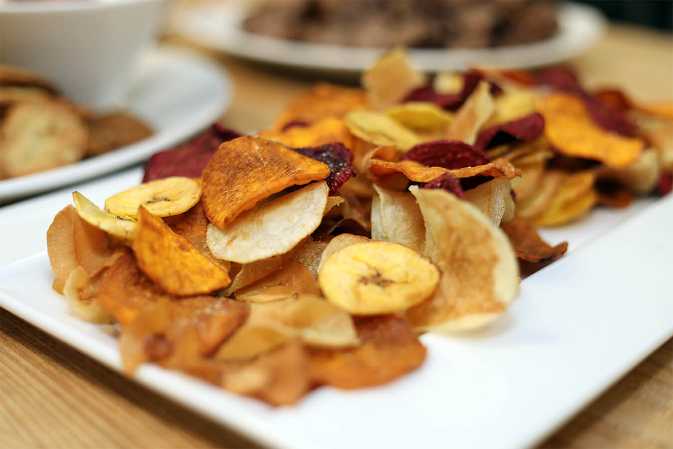 Root vegetable chips